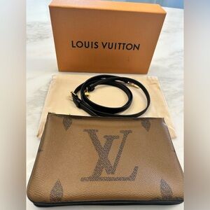 Louis Vuitton Brown Monogram Crossbody Bag